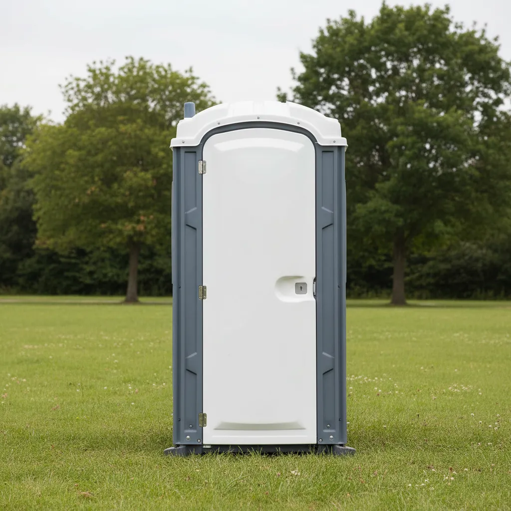 flushable portable toilet unit square