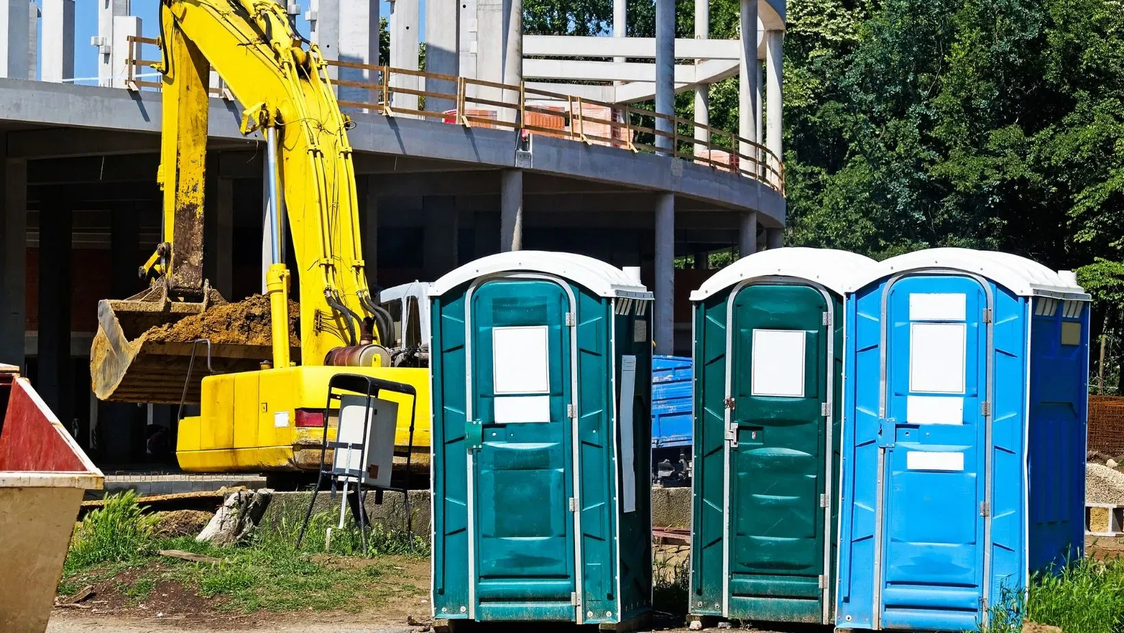 construction portable toilet rentals
