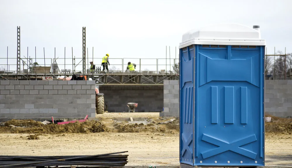 construction site portable toilet rental