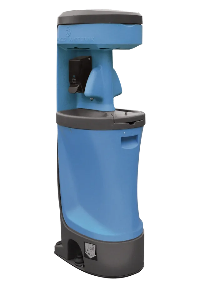 portable hand washing station unit